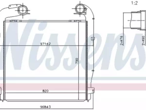 SCANIA G 04.04- DT12 LADELUFTKÜHLER: 1776067