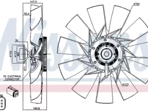 KUPPLUNG FÜR SCANIA P/G/R AB 08.