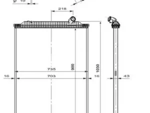 WASSERKÜHLER FÜR RVI KERAX AB 01.01 DCI11: 5001861376