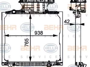 WASSERKÜHLER FÜR MAN TGX AB 09.07-: 81061016468