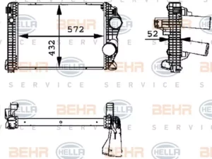 LADELUFTKÜHLER FÜR MB ATEGO: 9705010101