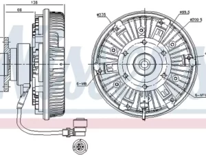 KUPPLUNG FÜR MB ACTROS AB 01.96- OM541 N/KPL: A0002008622